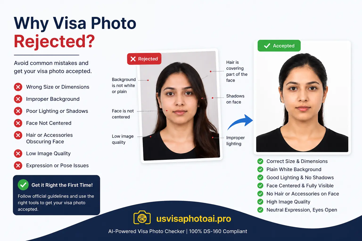 Why Was My Visa Photo Rejected? (Top 10 Reasons & How to Fix)